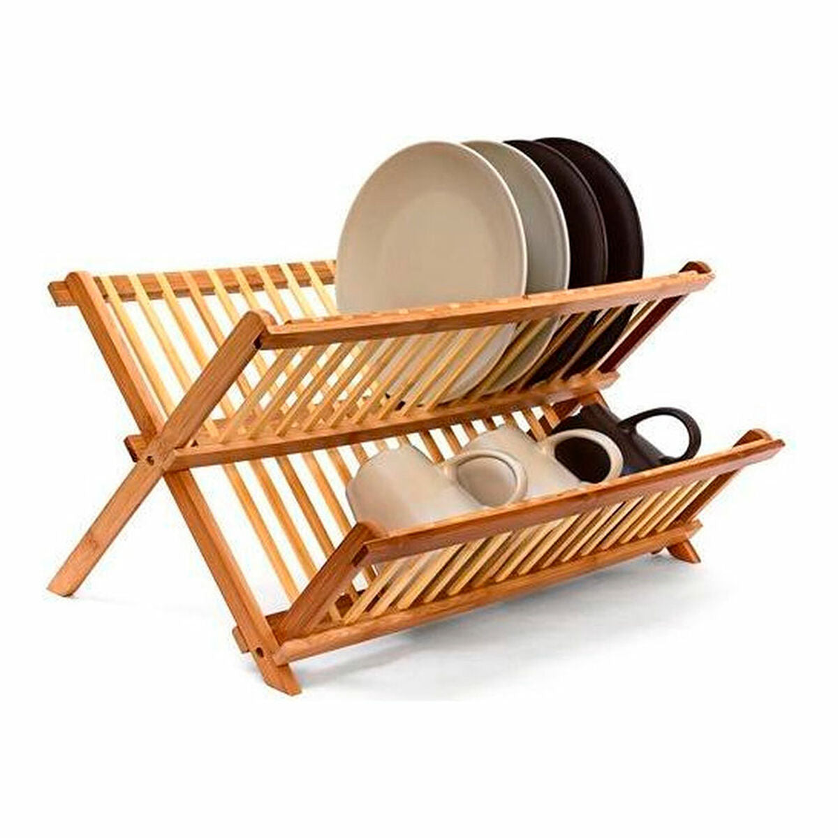 Draining Rack – Foldable Bamboo