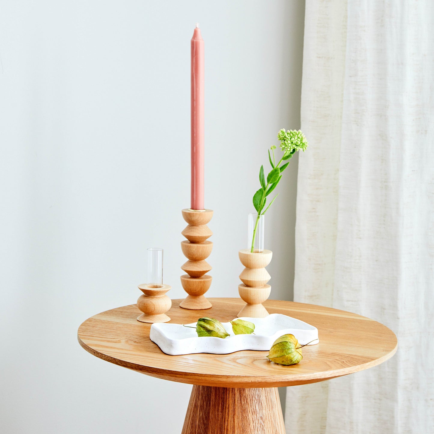 Totem Wooden Vase – Medium Nº 3