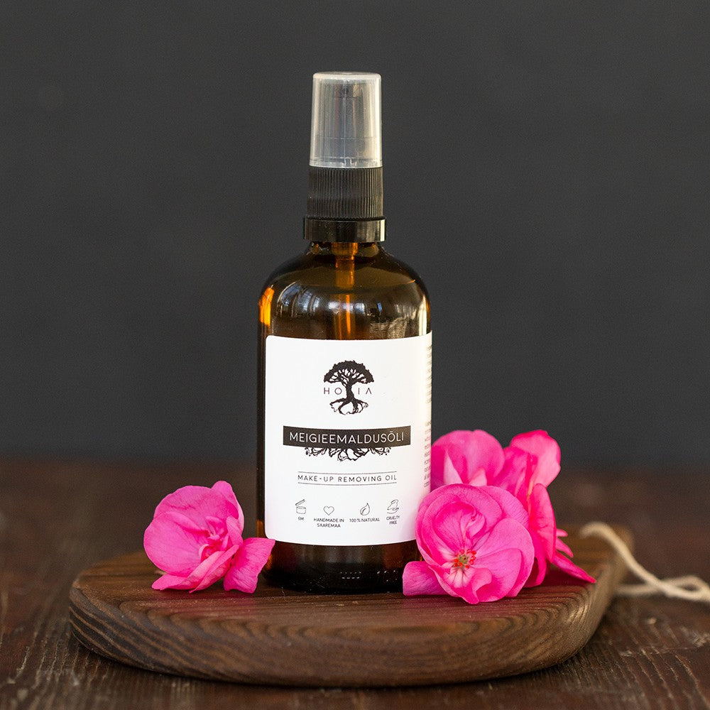 natural makeup remover oil for gentle cleansing