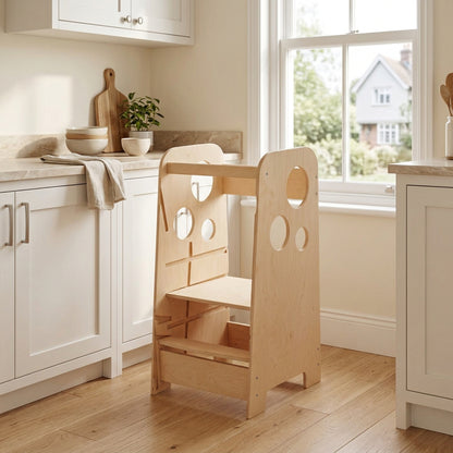 750+ 3-in-1 Adjustable Learning Tower made from birch plywood