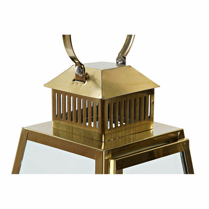 Lantern – Gold Metal & Glass