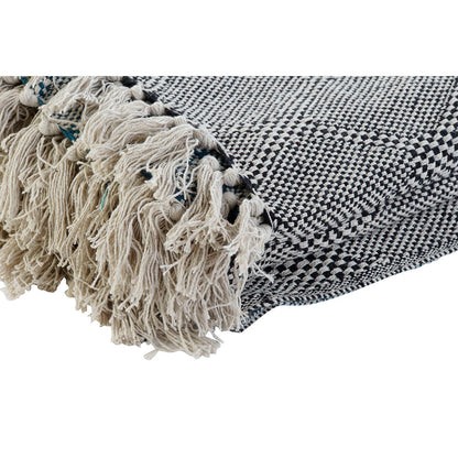 Cotton Blanket Set – Blue & Grey (2 pcs)