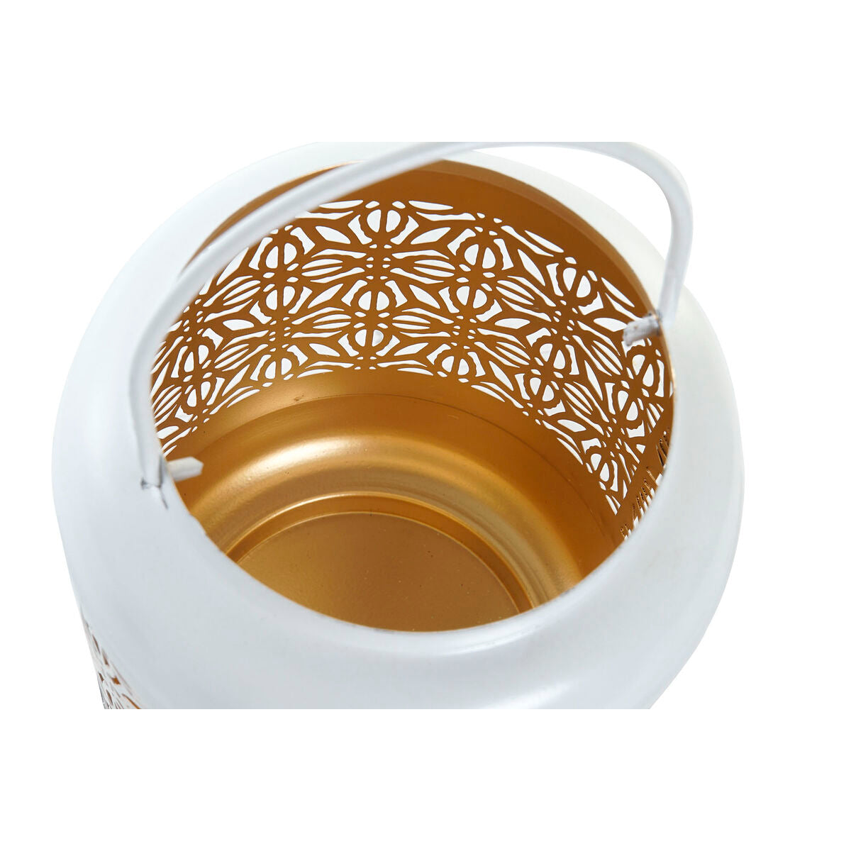 Lantern – Soft Glow (White & Gold)