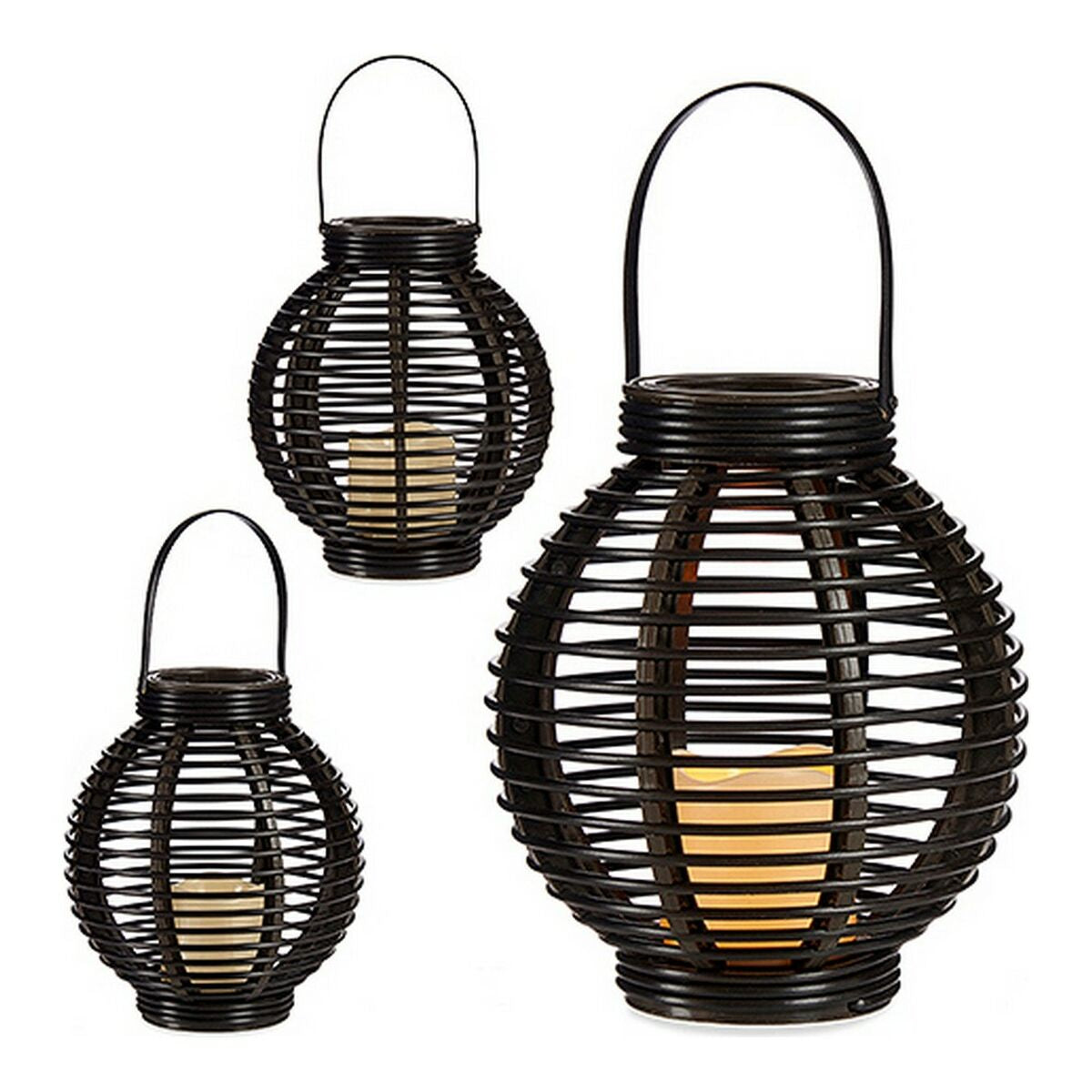 LED Lantern – Brown (Battery Operated)