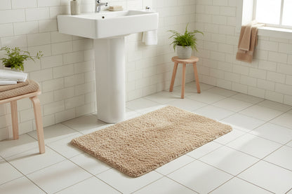 Carpet – Soft Texture (Beige, Cream or Brown – Assorted, 60 × 90 cm)