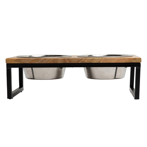 Elevated Feeder – Wood & Metal