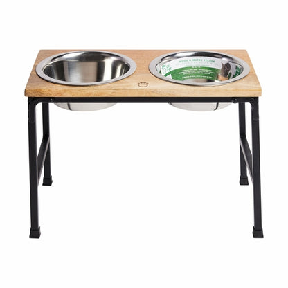 Elevated Feeder – Wood & Metal