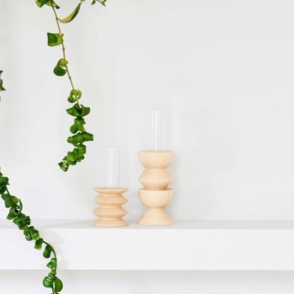 Totem Wooden Vase – Medium Nº 3