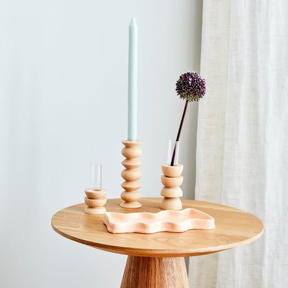Totem Wooden Vase – Medium