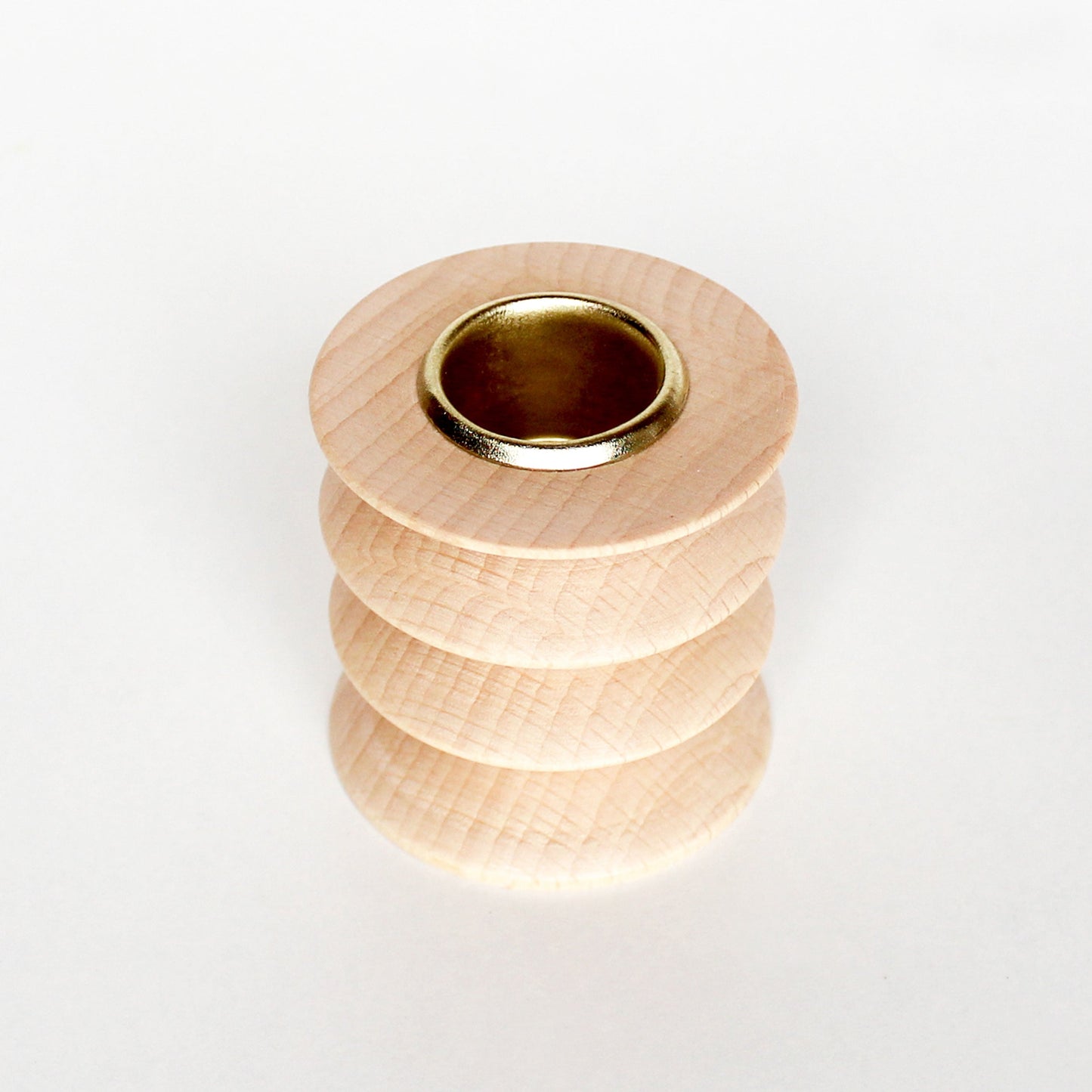 Totem Wooden Candle Holder - Short