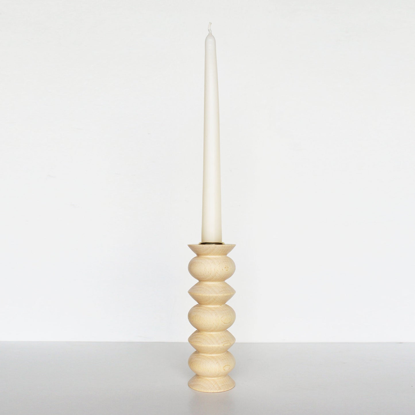 Totem Wooden Candle Holder – Tall