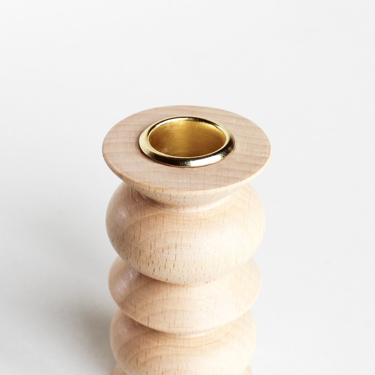 Totem Wooden Candle Holder – Tall