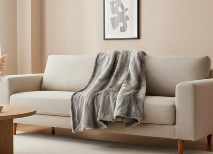 Blanket – Animal Grey White (150 × 200 cm)