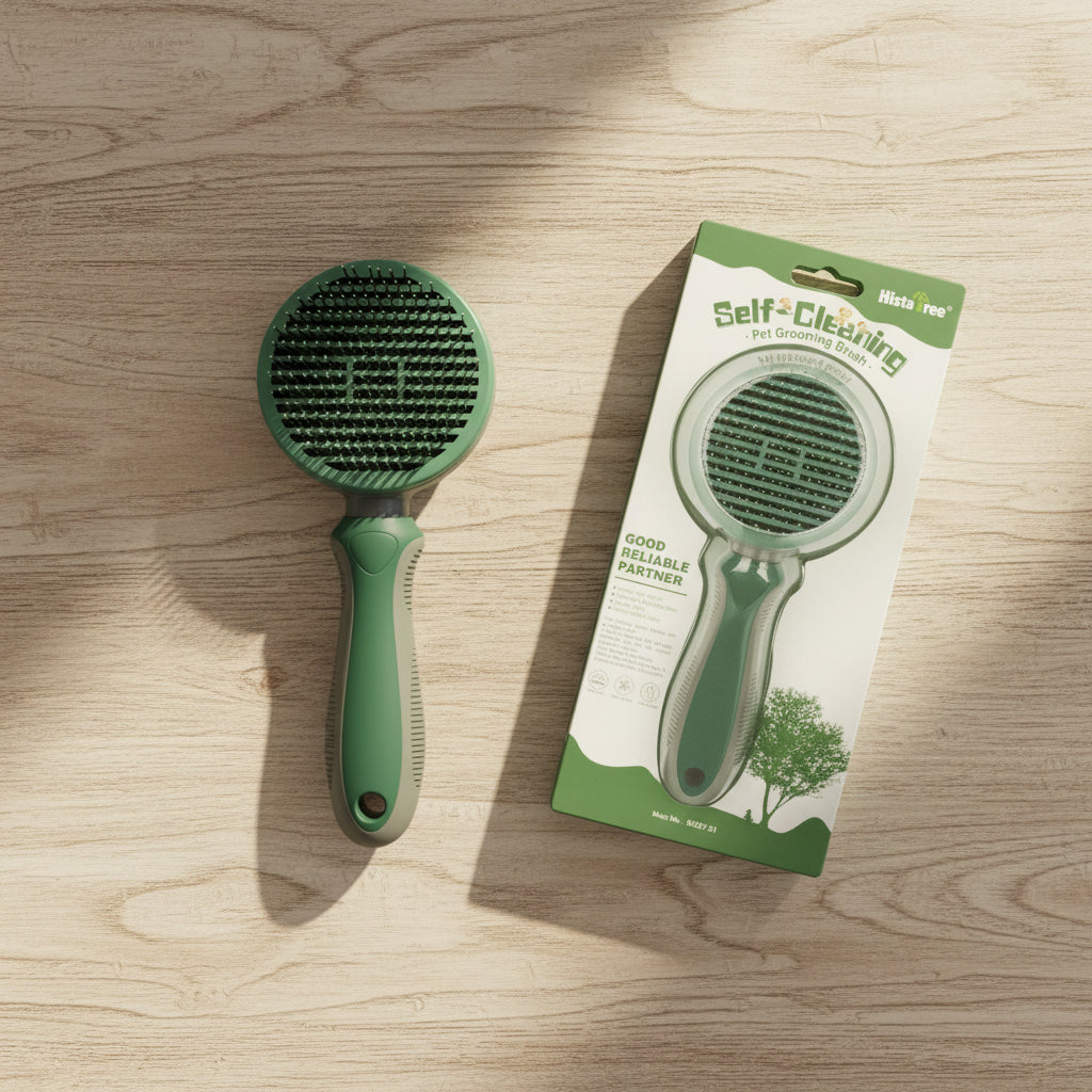 automatic detangling hair comb designed to reduce pulling and smooth brushing experience