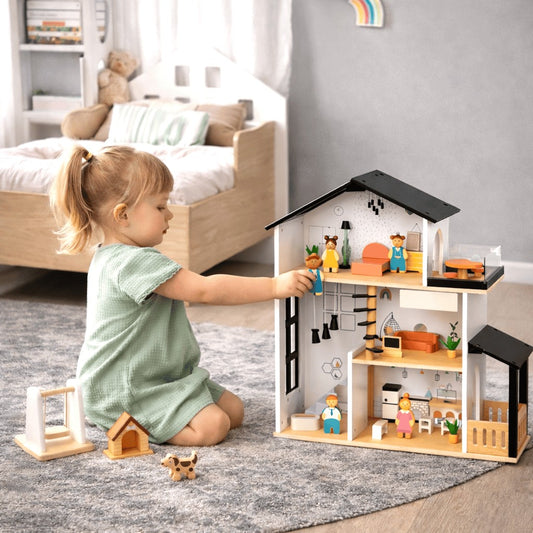 NORDI Three-Storey Dollhouse