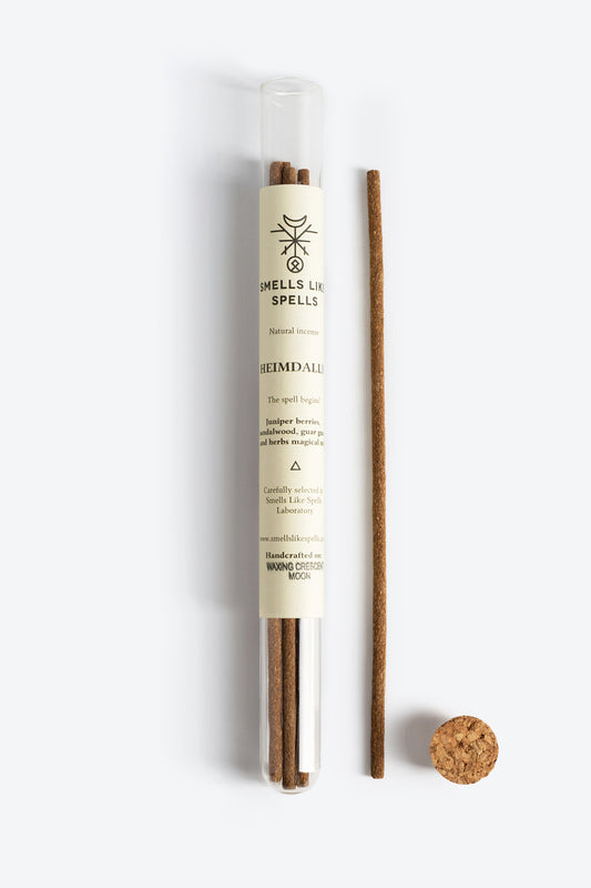 natural incense sticks with woody and herbal scent for calm atmosphere