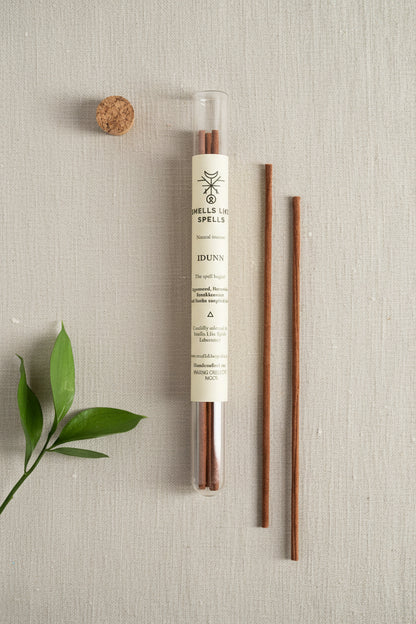 natural incense sticks with warm woody and resinous aroma
