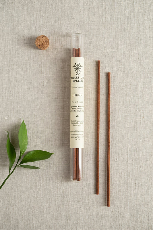 natural incense sticks with warm woody and resinous aroma