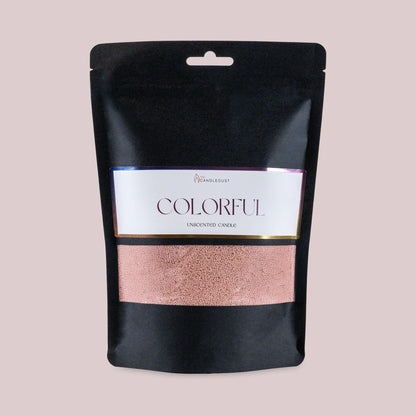 powdered candle refill kit in nude tone for custom candle creation