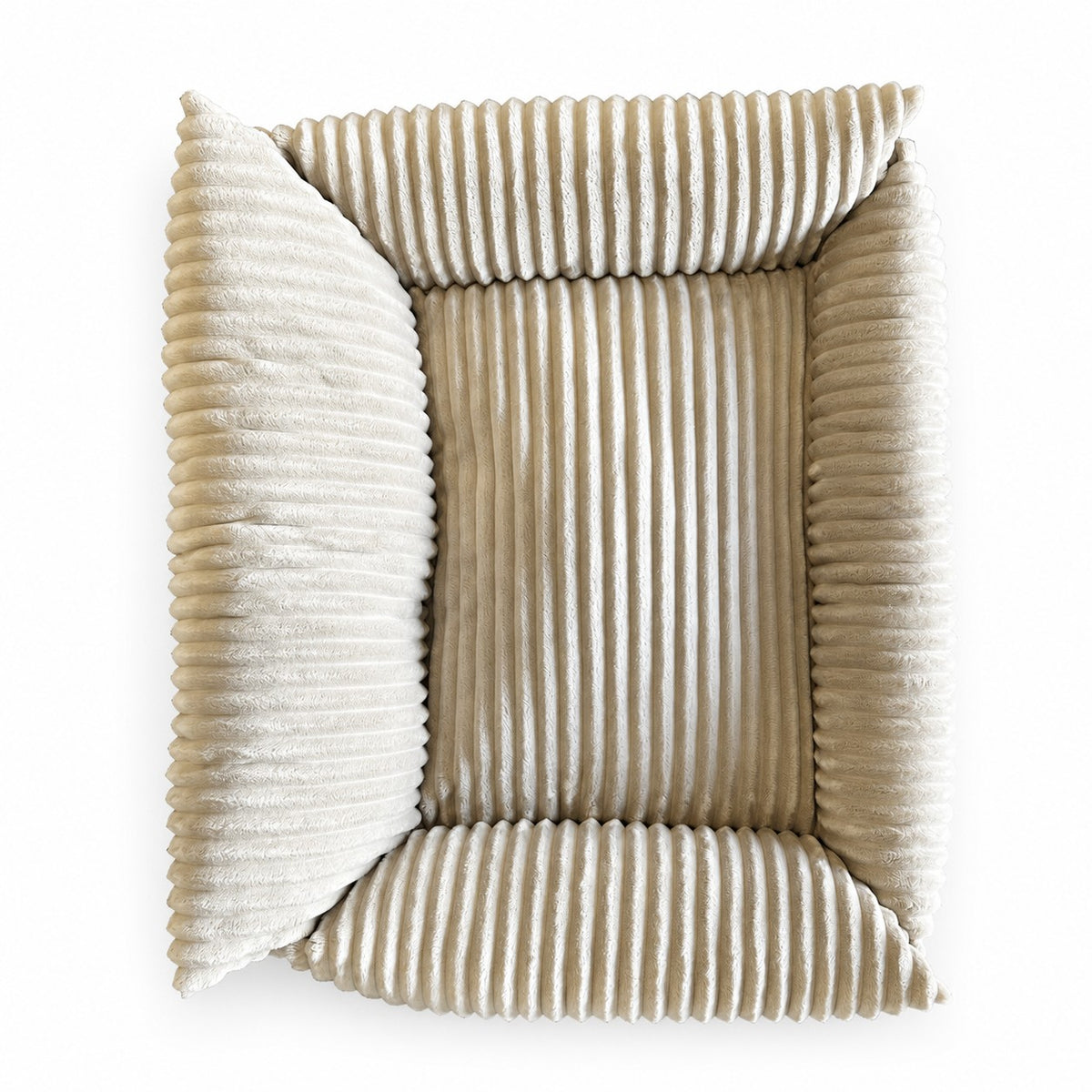 Lodie Corduroy Memory Foam Dog Sofa – Hazelnut Taupe, S