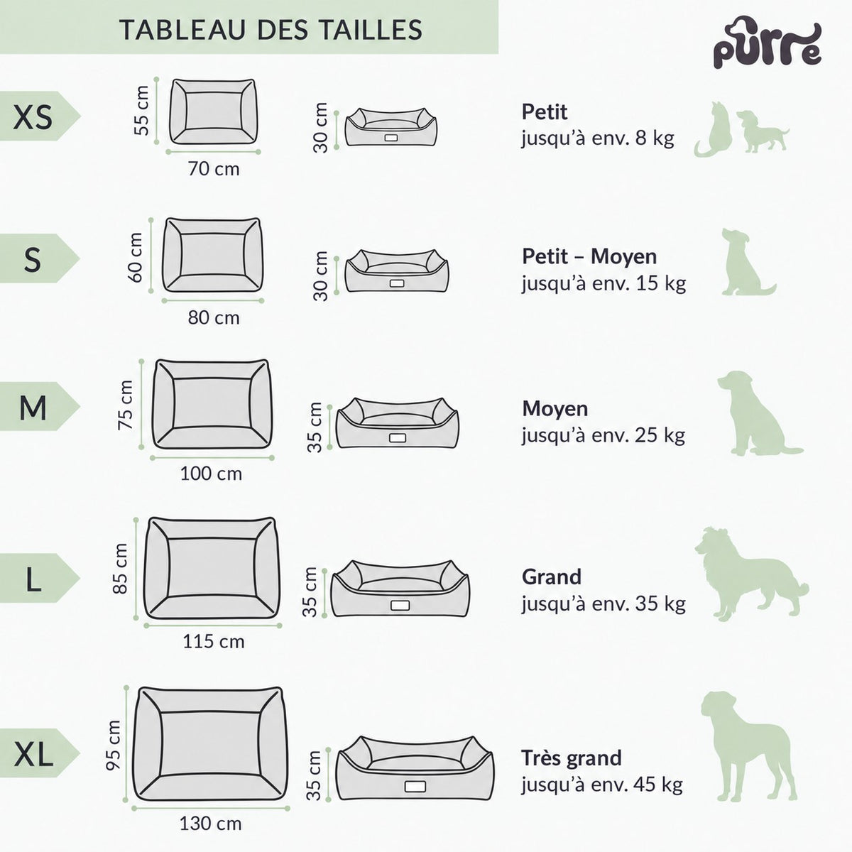 Nino Corduroy Memory Foam Dog Basket Bed – Cloud Grey, M