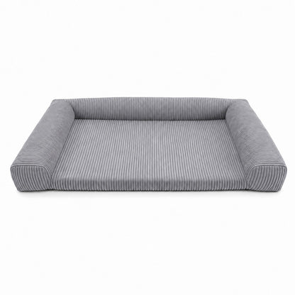 Carré Memory Foam Dog Mattress – Cloud Grey, XL
