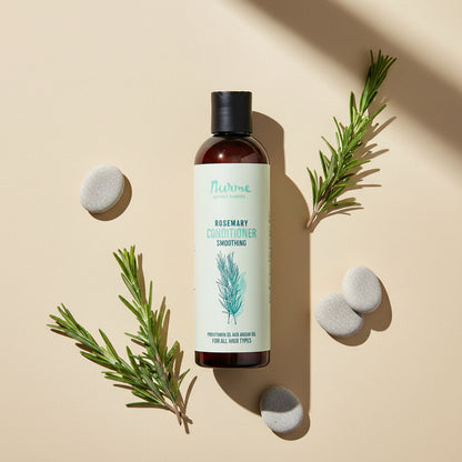 rosemary conditioner for damaged hair with natural oils and gentle care formula