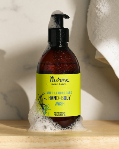 natural lemongrass shower and hand wash for gentle cleansing and fresh scent
