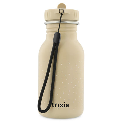 stainless steel water bottle for kids with dog design and handle