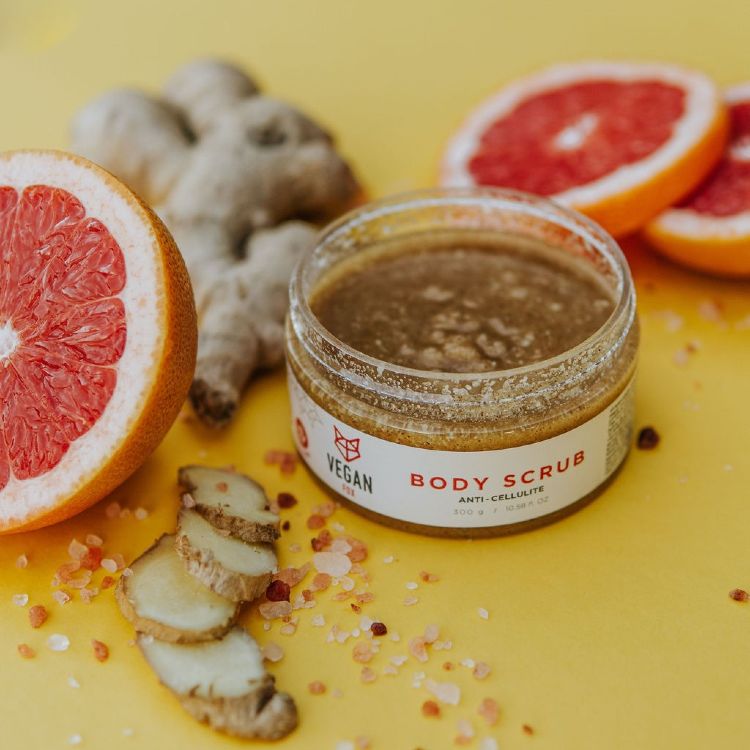 Vegan Fox Ginger Salt Body Scrub – 300 g