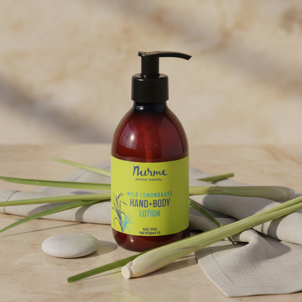 lemongrass hand and body lotion with natural ingredients