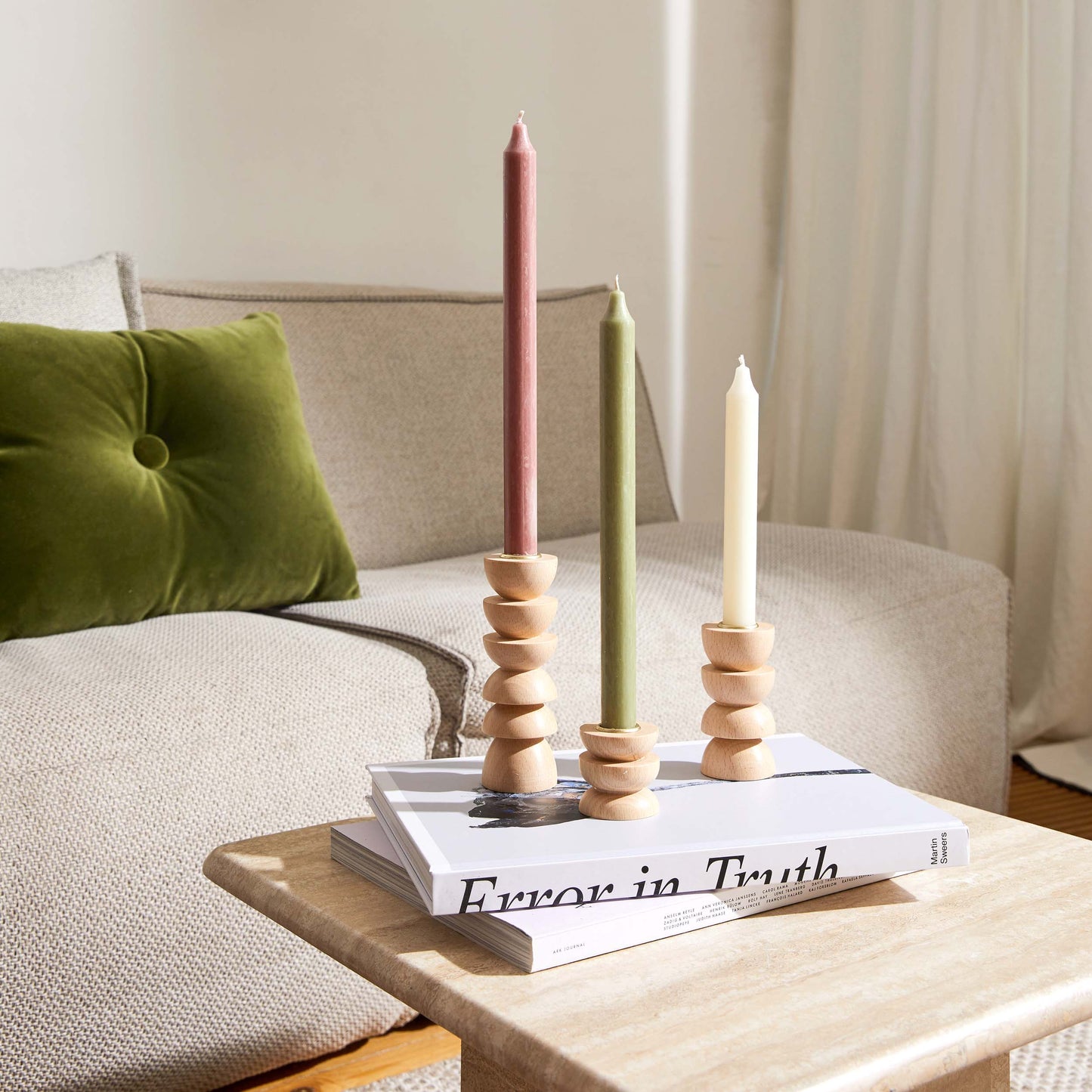Totem Wooden Candle Holder – Medium Nº 4