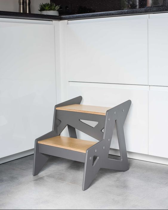 Wooden Step Stool for Kids, Adults and Pets